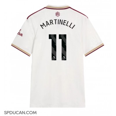 Muški Nogometni Dres Arsenal Gabriel Martinelli #11 Rezervni 2025-26 Kratak Rukav Muški Nogometni Dres Arsenal Gabriel Martinelli #11 Rezervni 2025-26 Kratak Rukav
